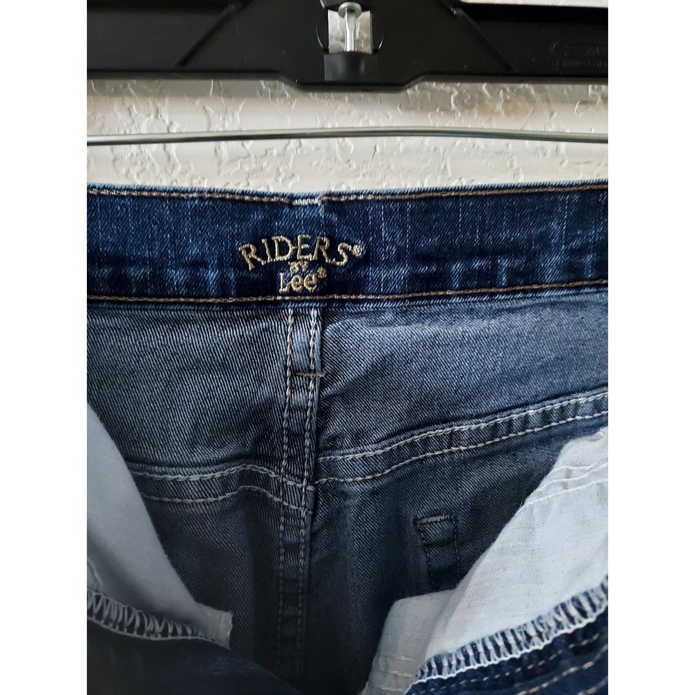 Riders By Lee Jeans Womens 18M Bootcut Mid Rise Mid Rise Med Wash Blue Denim